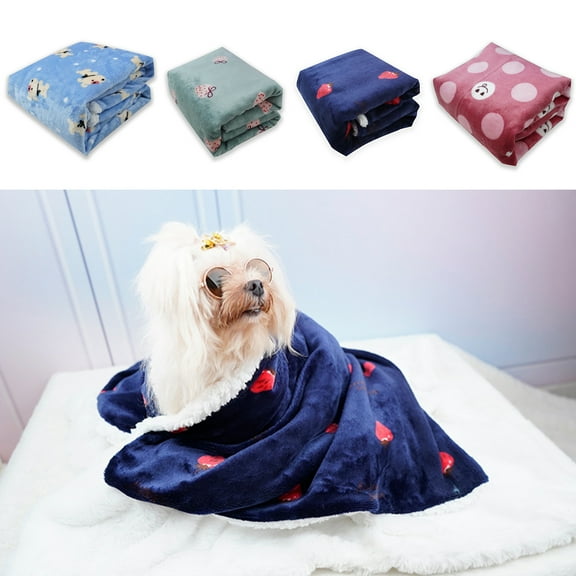 Bobasndm Upgraded Blankets for Large Dogs, Washable Blankets, Soft Pet Blanket for Kennel Cage Bed, Cute Waterproof Dog Blanket for Pets