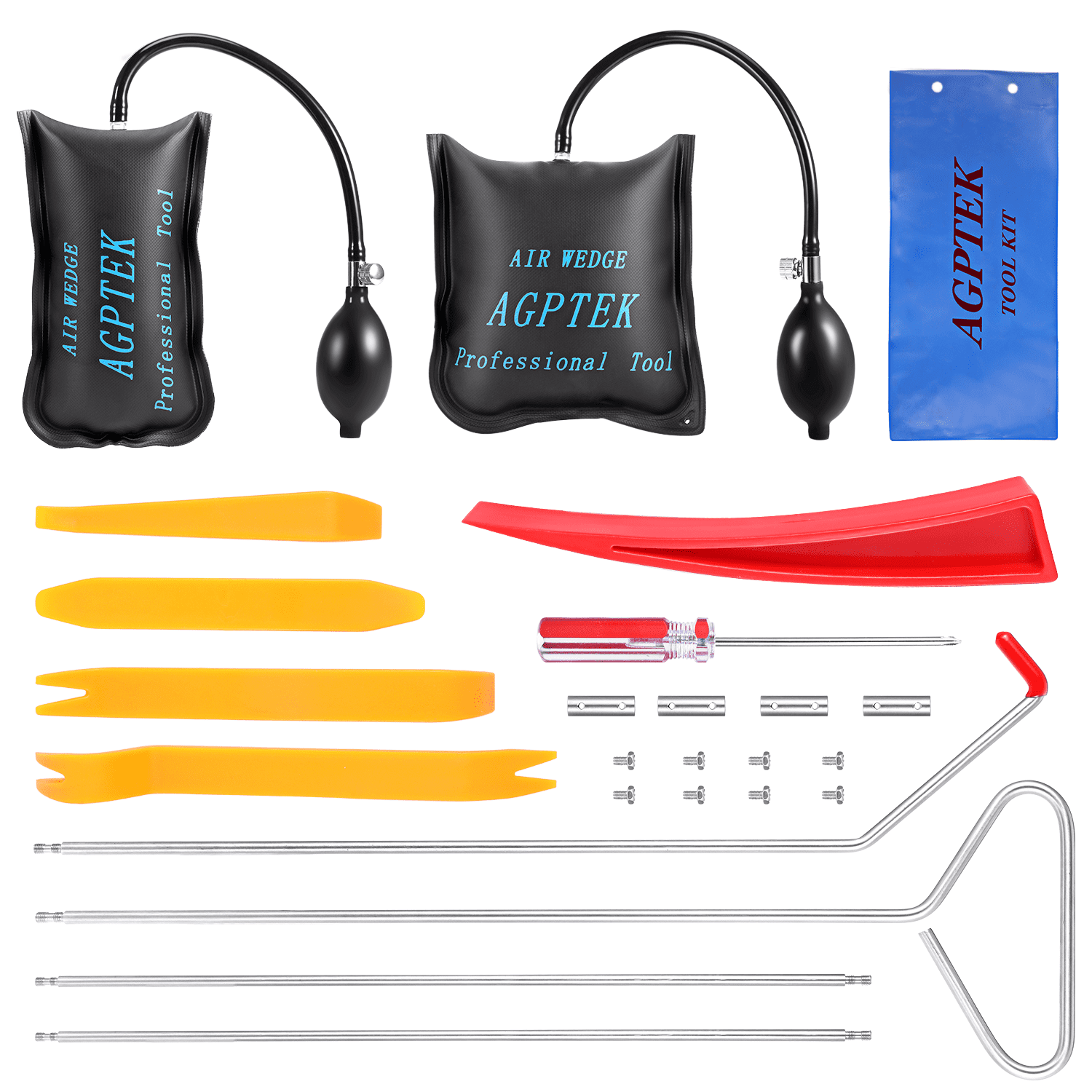 No Trace Wedge Kit di Emergenza per Auto Easy Entry Long Reach Grabber Kit di sblocco portiera Air Wedge Bag TTLIFE Kit di Attrezzi per Auto