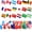 Top 48 teams(48PC), variant on 48 Countries 2026 World Cup Flags, 8.2"x5.5", for Classroom, International Day & Party Decor