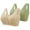 Beige, variant on Bras for Women Front Closure Plus Size Bras for Women 2-Pack Push up Brassiere No Underwire Lift Plain Full Coverage Bras Solid Embroidered Underwear for Ladies Running 48/110 Beige