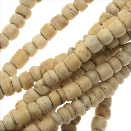 - Coconut Wood Beads, Round Heishi Spacers 2x3mm, 150 Pieces, Natural Lacquer