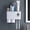 2 Tassen, variant on Sarapandan Automatic toothpaste dispenser set, 3 toothbrush slots with dustproof cover 3 cups