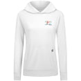 thumbnail image 2 of Women's Levelwear White Baltimore Orioles Relay Spring Break Panoramic Bold Hoodie, 2 of 3