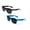 1 Blue pair and 1 Black, variant on 2 Pack Retro Rewind Deal Retro 80s Style Sunglasses – 1 Blue pair and 1 Black pair FREE SHIPPING