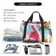 thumbnail image 5 of Balery Tropical Flamingo Pool Float Bolsa de Gimnasio para Mujeres, Bolsa de Viaje con Bolsillo Húmedo, Bolsa de Fin de Semana para Mujeres, Bolsa de Viaje Resistente al Agua, 5 of 7
