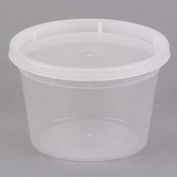 8oz Heavy-duty Deli Containers With Airtight Lids Food Storage and Take-out  48, 96, and 120 Sets 