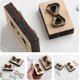 thumbnail image 5 of Leather Cutting Die Wooden Mold Reusable Stamping Template for Leather Craft for Belts and Bags Hand Tool for DIY Projects 7x3.5cm, 5 of 5