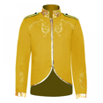 thumbnail image 3 of Chaqueta de uniforme de príncipe para hombre, para desfile de bateristas, para oficiales punk, para desfiles de festivales de música, desfiles militares, disfraz de carnaval, 3 of 5