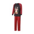 thumbnail image 3 of Meihuid Matching Family Pajamas Sets Christmas PJ's Holiday Christmas Deer Printed Sleepwear with Plaid Pants, 3 of 10