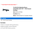 thumbnail image 2 of Tie Rod End Adjusting Sleeve - Compatible with 1957 - 1960 Chrysler Saratoga 1958 1959, 2 of 2