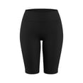 thumbnail image 6 of Bloomae Plus Size High Waisted Biker Shorts for Women-Basic Solid Color Tummy Control Fitness Athletic Workout Running Yoga Gym Shorts, 6 of 10