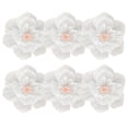 thumbnail image 1 of 6pcs Paper Flowers 3D Atmosphere Crepe Paper Flowers Handcrafted Home Decor, 1 of 11