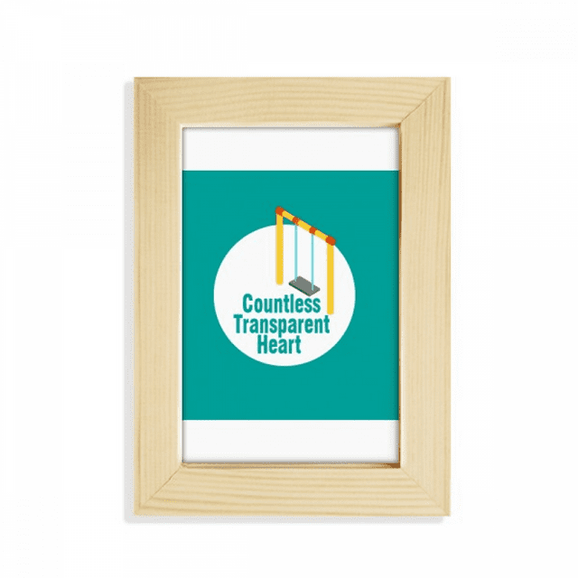 Cadre Photo d'Affichage de Bureau Ciel Bleu Pur pour Enfants 5x7 Pouces