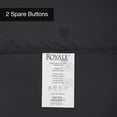 thumbnail image 6 of ROYALE Black Duvet Cover King Size - Washed Duvet Cover Set, 3 Piece Double Brushed Duvet Covers with Button Closure - 1 Duvet Cover 104x90 inches and 2 Pillow Shams - Comforter Cover, 6 of 8