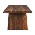 thumbnail image 5 of Taran Designs Darcy 9-piece Solid Wood Dining Set in Dark Brown, 5 of 13