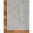 thumbnail image 5 of Unique Loom Matrix Trellis Collection Area Rug - Deco (2' 11" x 19' 8" Runner White/Gray), 5 of 10