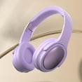 thumbnail image 6 of LACKUST Over-Ear Wireless Bluetooth 5.4 Headphones Purple - Low Latency, High-Quality Sound, Foldable, Long Battery Life - for Gaming, Sports, Travel, 6 of 6