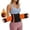 Orange, variant on LQCrafK Women Waist Trainer Belt Waist Cincher Trimmer Slimming Body Shaper Belt for Weight Loss Sport Workout Corset