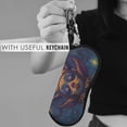 thumbnail image 5 of Xecao Dreamy Jester Under Stars for Eyeglass Case Soft Shell, Portable Sunglass Case, Fashionable Eyeglass Case with Zipper, Lightweight, 5 of 6
