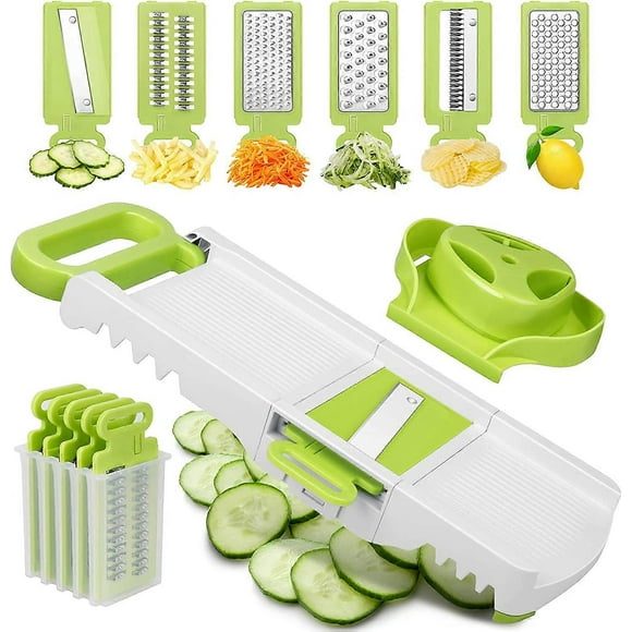 Dww-6 in 1 Professional Kitchen Mandoline Slicer Multifunction Kitchen Mandoline For Cheese Fruit Vegetables