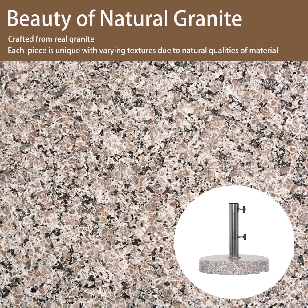 Abble Round Granite Umbrella Base 43 lbs