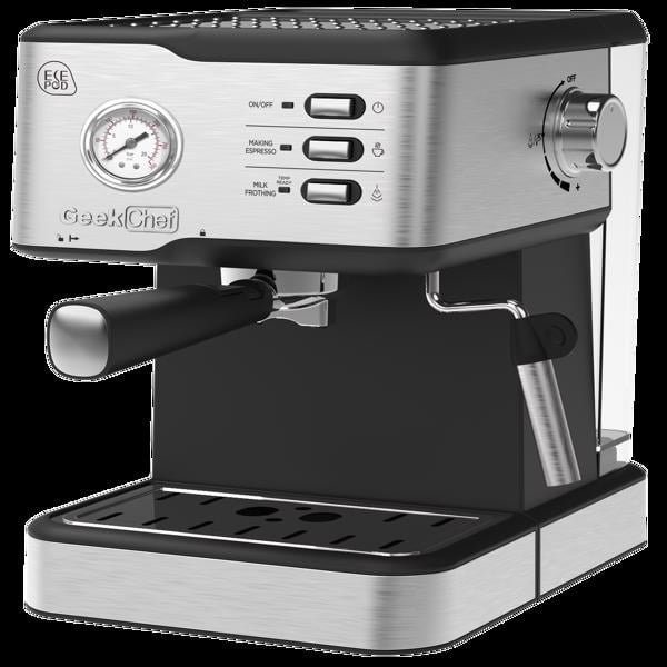 Geek Chef Coffee Espresso Machine Machine, 20 Bar Pump Pressure Espresso and Cappuccino latte