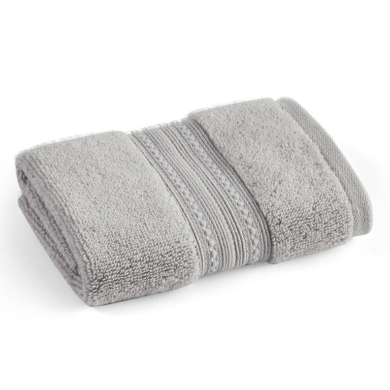 Signature Solid Bath Towel in Light Gray