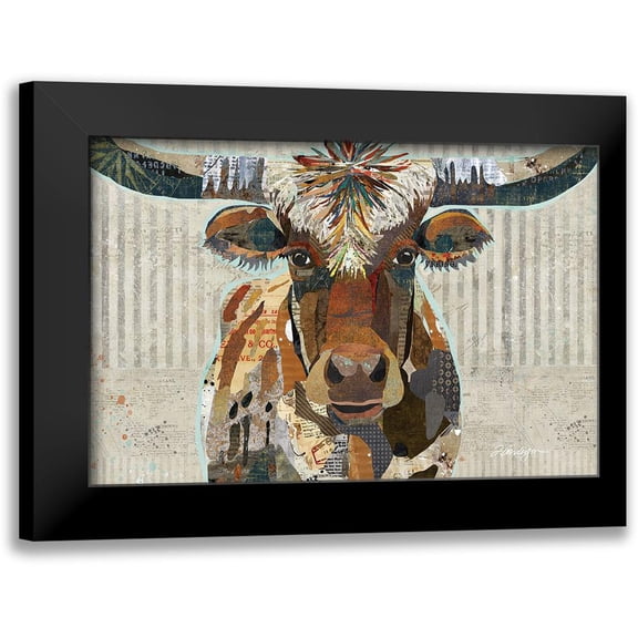 Anderson, Traci 14x11 Black Modern Framed Museum Art Print Titled - Longhorn