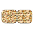 thumbnail image 7 of Fotbe Vintage Floral 2-Piece Car Windshield Sun Shade | Sun Blocker for Car Windshield | Foldable Automotive Interior Accessories for Sun Protection-Large, 7 of 7