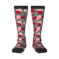 thumbnail image 2 of Lsque Rose Flowers Printed Crew Socks Men's Women's LightWeight Thin Casual Calf Socks ,Knee High Socks,Cotton Socks, 2 of 9