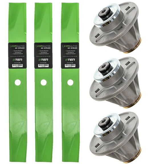 8TEN Spindle Medium Lift Blade Kit for Ariens Gravely Zoom 2350 51510000 MK1002182