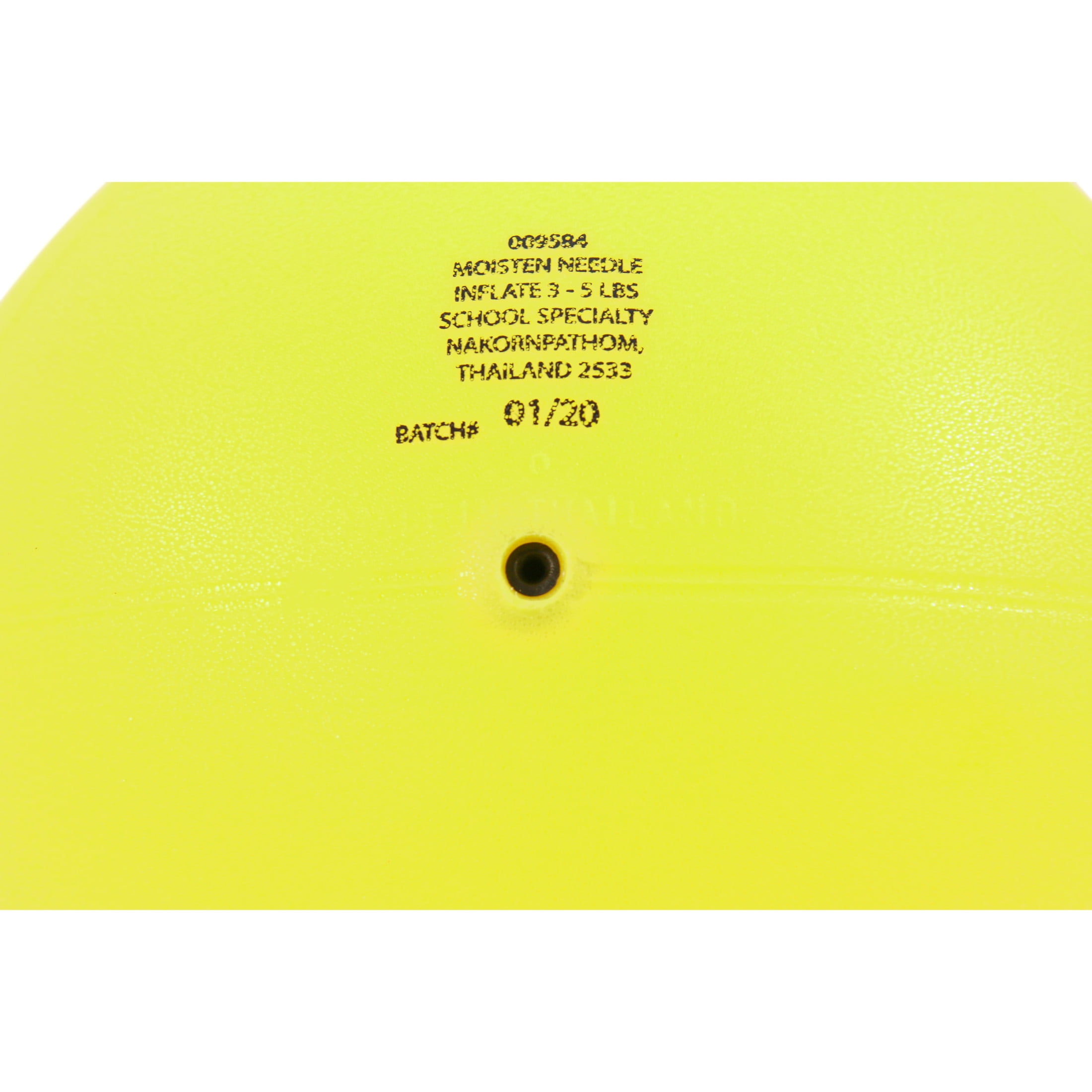 Sportime Super-Safe Rubber Volleyball, 7 Inches, Yellow