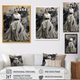 thumbnail image 4 of Designart "Vintage Couture Elegance White Woman Portrait" Fashion Canvas Wall Art - Glam White Balenciaga Bedroom Canvas Wall Art, 4 of 6