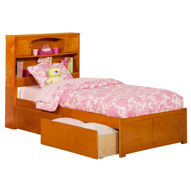 Wasilewski Mate s Captain s Bed with Bookcase Walmart
