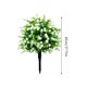 thumbnail image 3 of Ramo artificial de camelias con hojas de helecho | Adorno decorativo para patio o jardín | Flores artificiales sin mantenimiento para césped, macizos y jardineras, 3 of 9