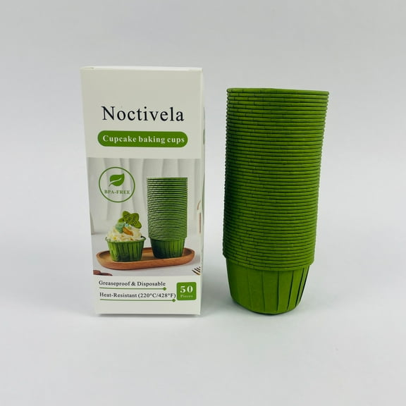 Noctivela Cupcake Baking Cups Cup Cake Molds Mini Paper Cupcake Cups 50 Pcs