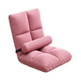 thumbnail image 3 of Silla suelo con respaldo, sofá, sillón suelo, sofá para dormitorio, suave para adultos y niños, apartamento, para ver la televisión, sillón Rosa, 3 of 8