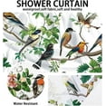 thumbnail image 6 of Bird Shower Curtain Nature Shower Curtains for Bathroom Birds on Tree Shower Curtain Set with Hooks Waterproof Polyester Fabric-72"W x 72"L (Pack of 1), 6 of 7