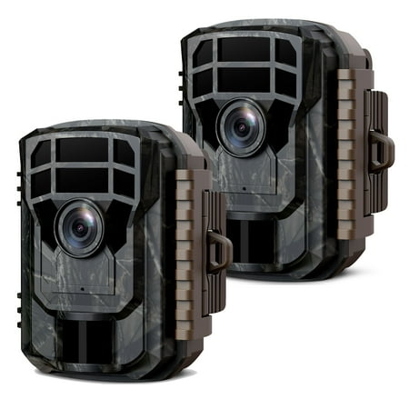 CAMPARK 2 PACK Trail Camera 36MP 2K Hunting Game Camera with Infrared Night Vision Motion Activated Waterproof Deer Trail Cam for Wildlife Monitoring CAMPARK 2 PACK Trail Camera 36MP 2K Hunting Game Camera with Infrared Night Vision Motion Activated Waterproof Deer Trail Cam for Wildlife Monitoring