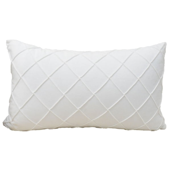 Funda de almohada rectangular sencilla de color liso con estampado de rayas