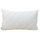 thumbnail image 1 of Funda de almohada rectangular sencilla de color liso con estampado de rayas, 1 of 6