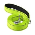 thumbnail image 2 of Reflective Dog Leash Comfortable Nylon Braided Heavy Duty 6ft Strong for Large and Medium Dogs Dog Training Leash for Running Pet Supplies fluorescent green, 2 of 8
