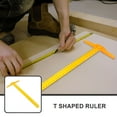thumbnail image 4 of CCOCC 2026 New 2Pcs T Square Ruler Plastic Drafting T Square Versatile Measurement Square Ruler for Handcrafts,For Drawing,Drafting,Diy Projects,Architectural Designs,Art,Sewing,Carpentry, 4 of 7