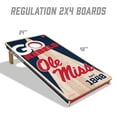 thumbnail image 6 of YouTheFan NCAA Mississippi Rebels 2' x 4' Cornhole Game, 6 of 6