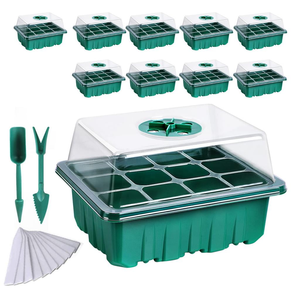 Julam Seed Starter Tray Reusable Planting Trays for Seedlings Seed