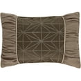 thumbnail image 5 of Nanshing Trinity 7 Piece Geometric Comforter Set, King, Taupe, 5 of 11