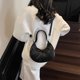 thumbnail image 4 of Bolso de mano con lazo de color sólido simple para mujer, bolso de hombro informal, versátil y de moda, novedad de verano 2025, 4 of 5
