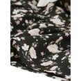thumbnail image 5 of INSPIRE CHIC Women's Fit and Flare Peter Pan Collar Floral Dresses XS Black, 5 of 5