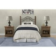 thumbnail image 3 of Hillsdale Furniture Madison Transitional Metal Four-Poster Bed, Twin, Textured Black/Cherry, 3 of 4
