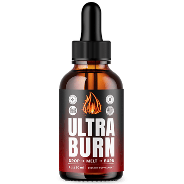 Ultra Burn Advanced Formula Drops Maximum Strength UltraBurn Liquid Supplement 30 Servings